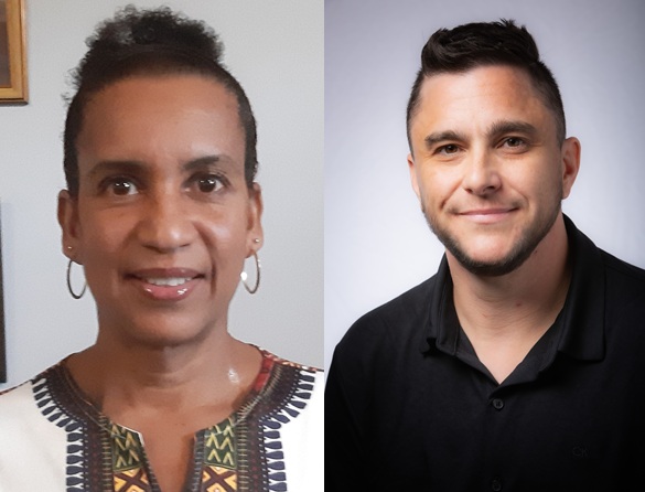 Dr. Jeanne Baptiste and Dr. Kade Thurman at HCCC.