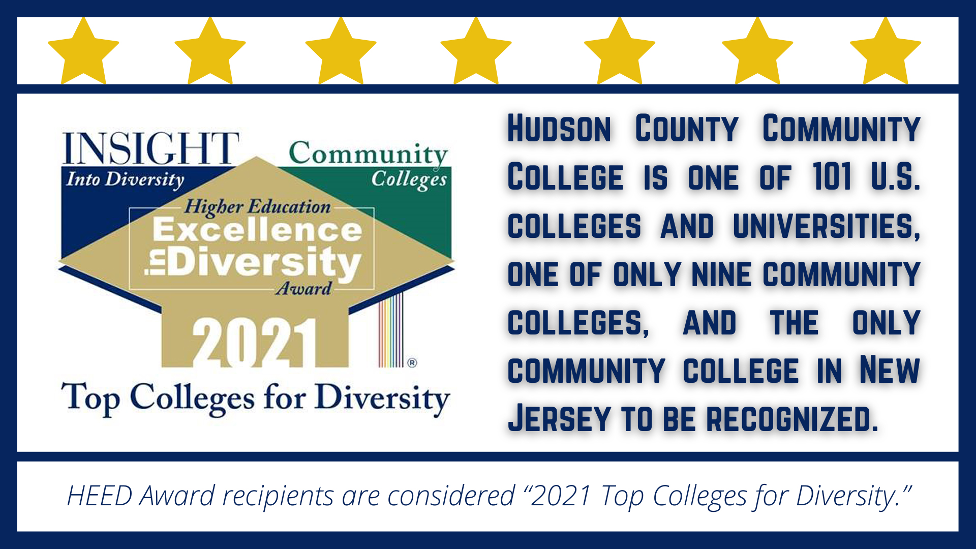 Higher Education Excellence in Diversity INSIGHT (HEED) Award