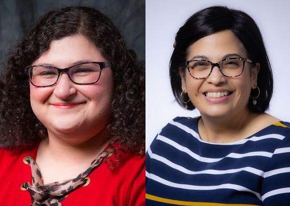 Sarah Teichman and Irma Williams