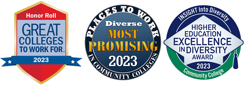 HCCC Great Colleges, Diversity and Award Logos
