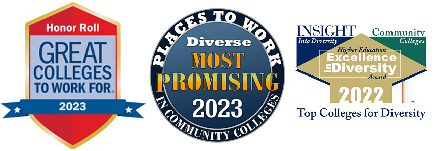 HCCC Great Colleges, Diversity and Award Logos