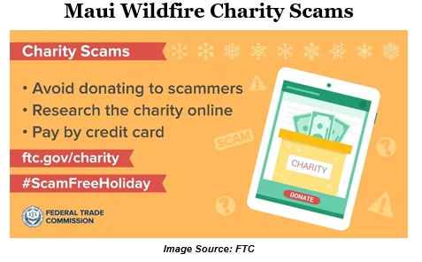 NJCCIC Maui Wildfire Scams