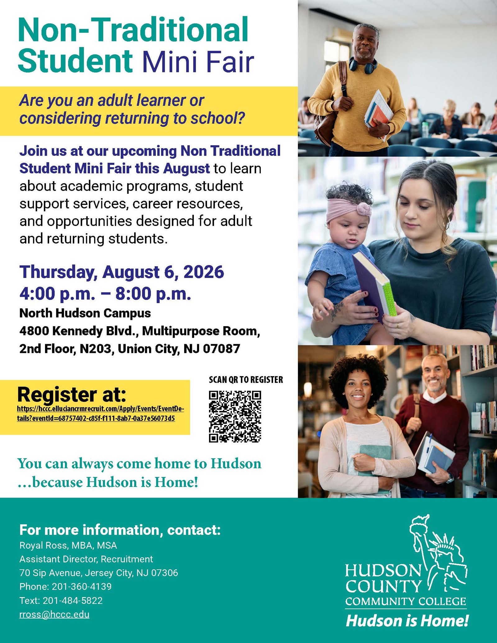 Non-Traditional Student Mini Fair - August 2026