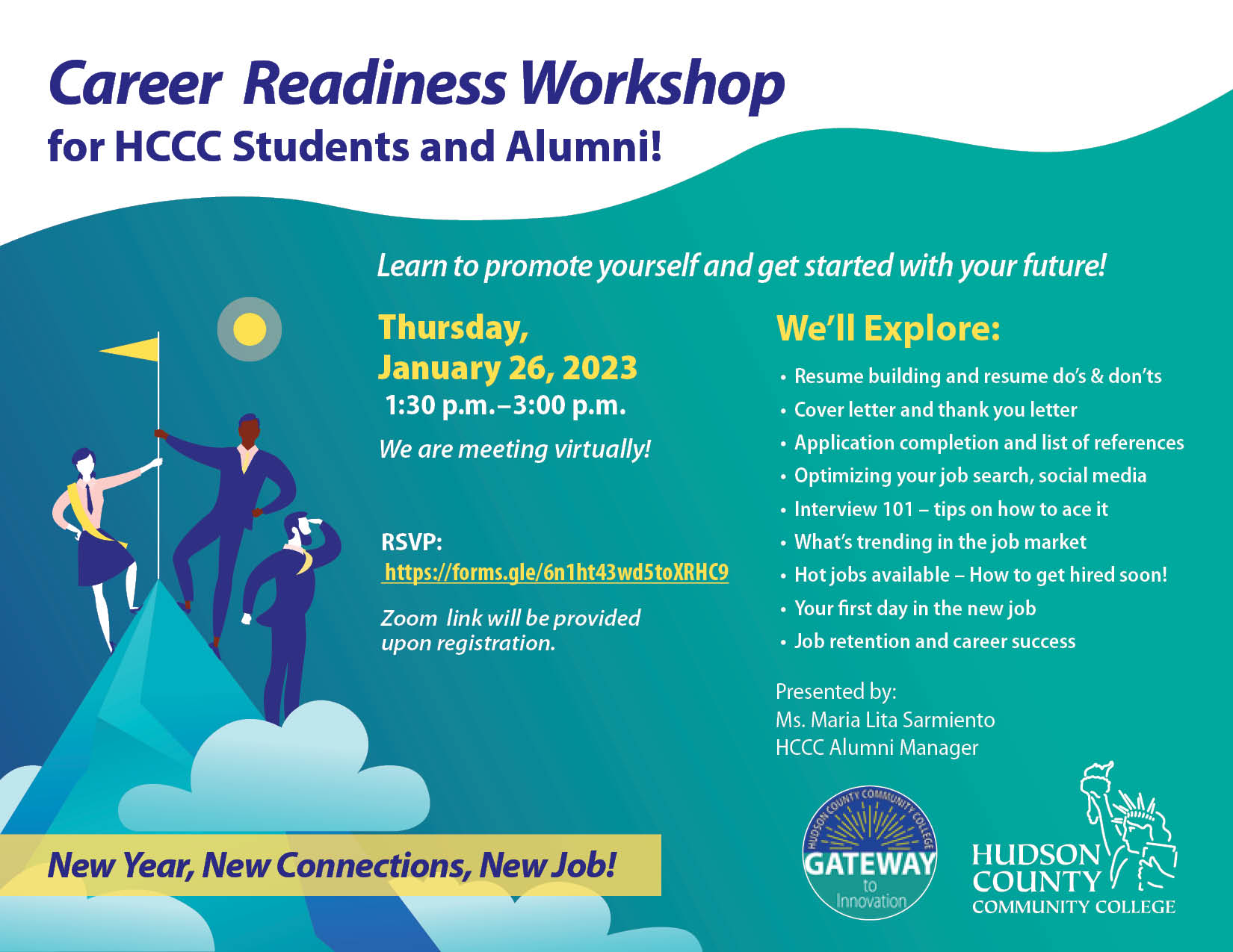 Career Readiness Workshop for HCCC Students and Alumni!