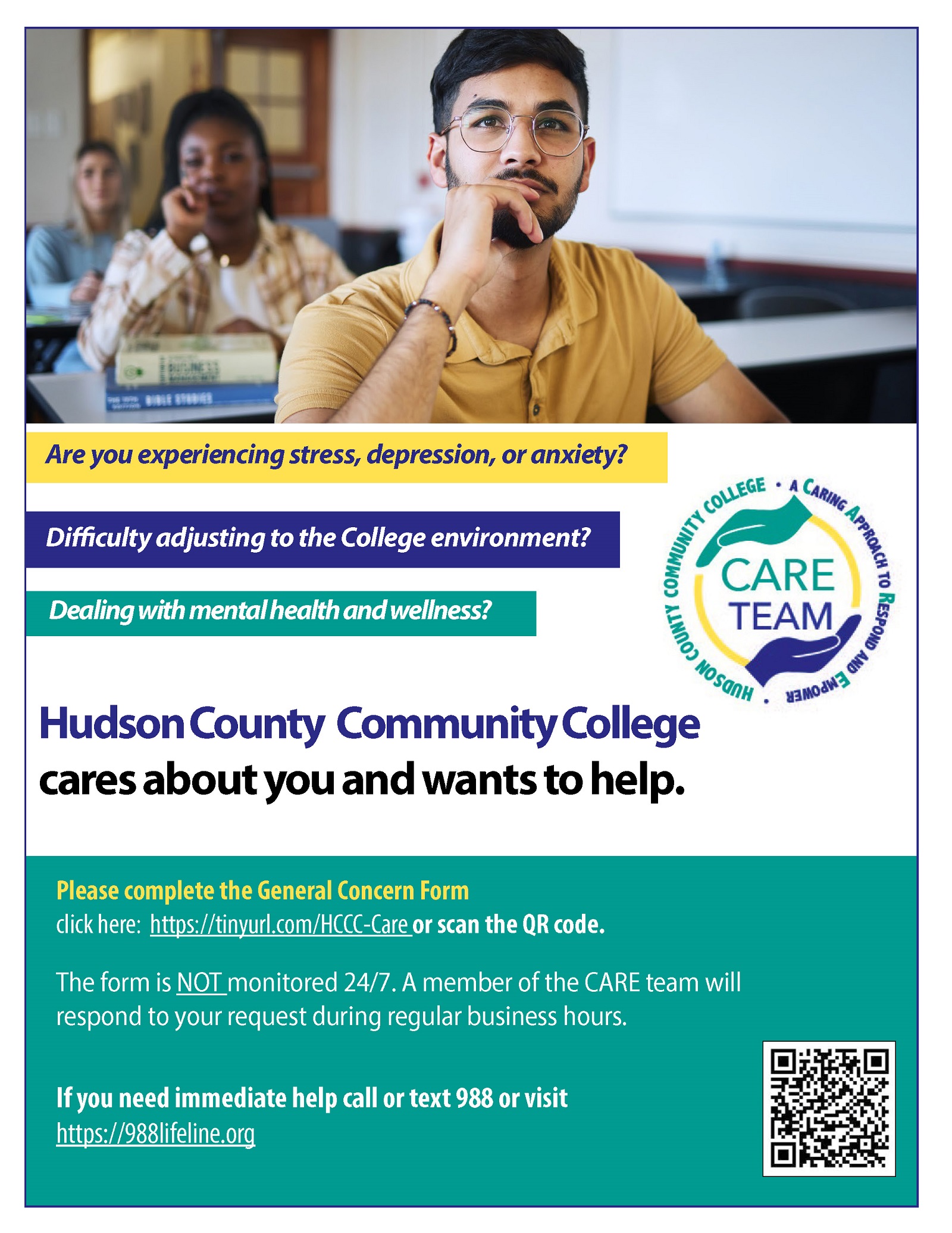 Hudson CARE(S) Flyer - English