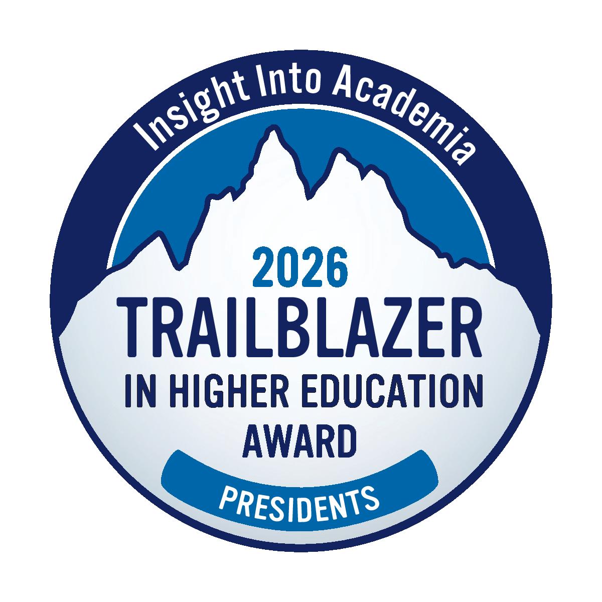 2026 Trailblazer in Higher Education Award