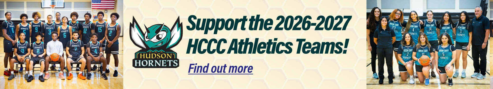 Hudson Hornets Athletic Teams! Support the 2026-2027 HCCC Athletics Teams!