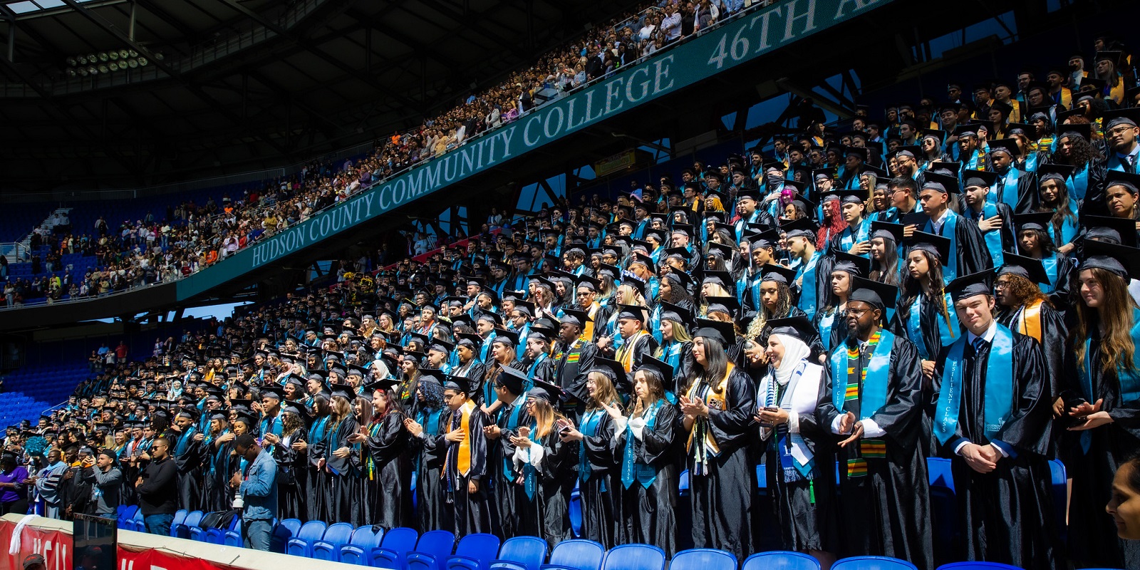 Hudson County Community College will graduate a record 1,532 students at the College’s 47th Annual Commencement Ceremony on May 16 at Red Bull Arena in Harrison, NJ.