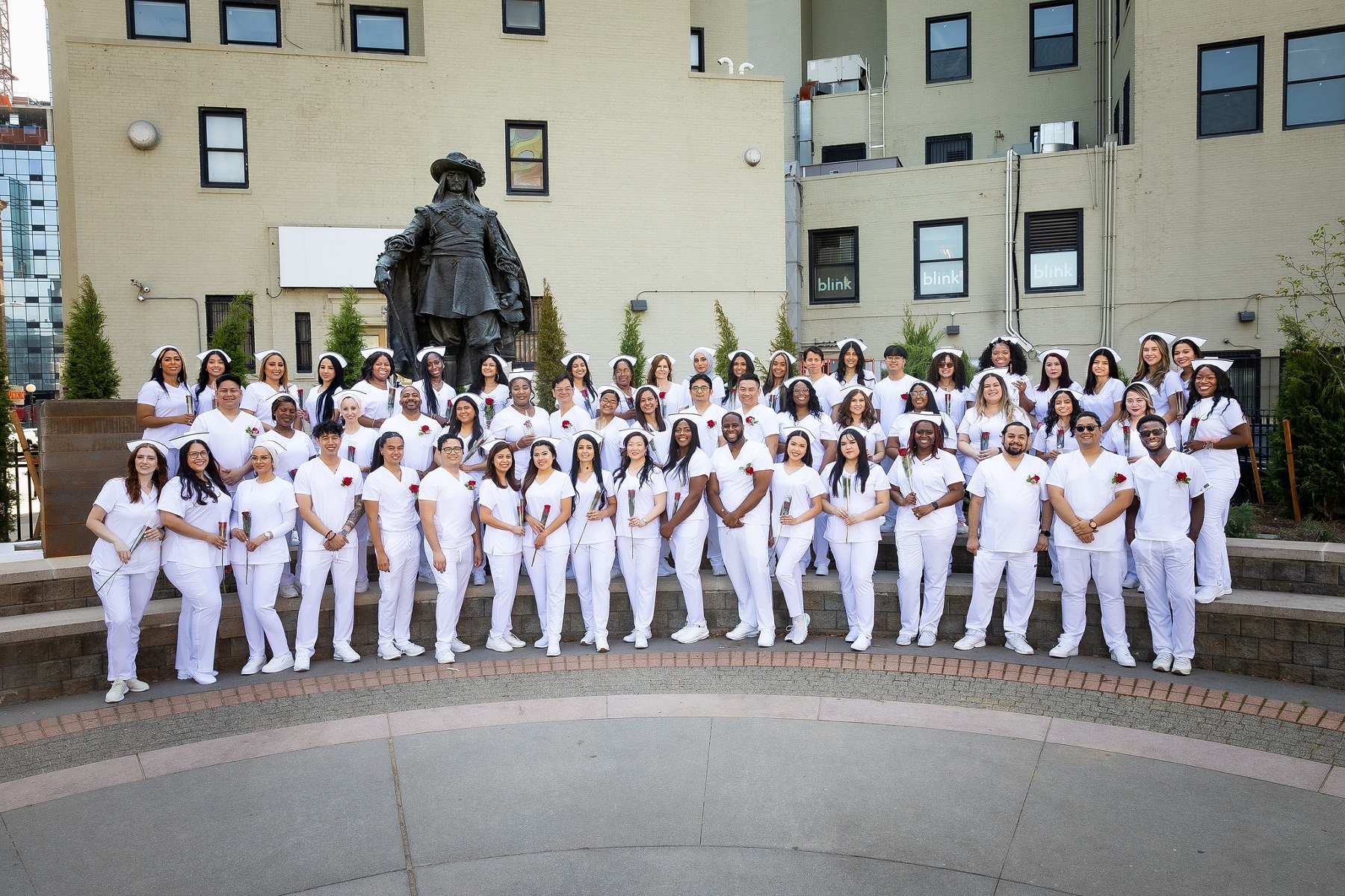 Pictured here, the HCCC Class of 2024 Nursing Graduates.