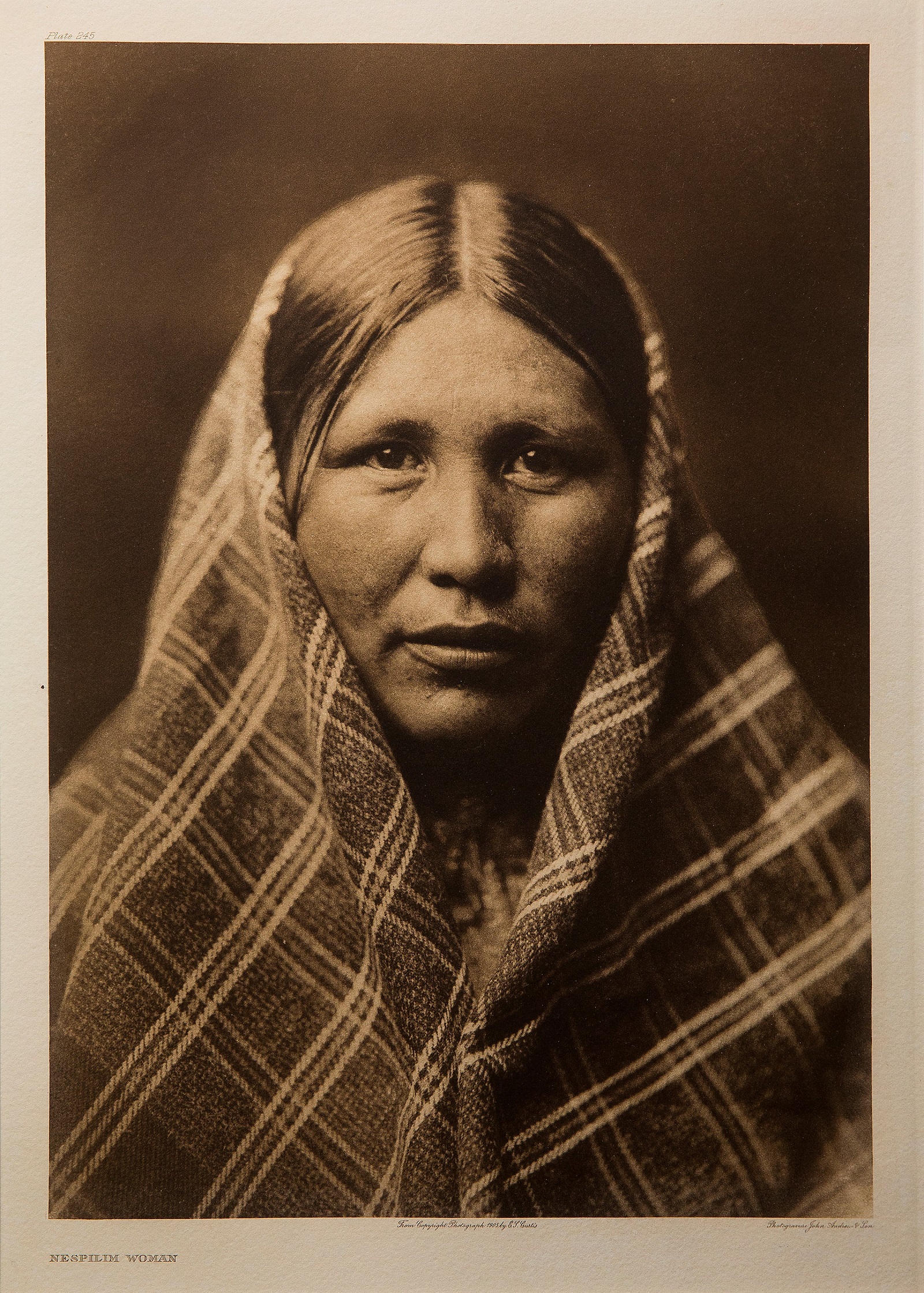 Edward S. Curtis’ works can be viewed on the fourth floor of the Gabert Library. This portrait features a woman of the Nespelem people in Eastern Washington.