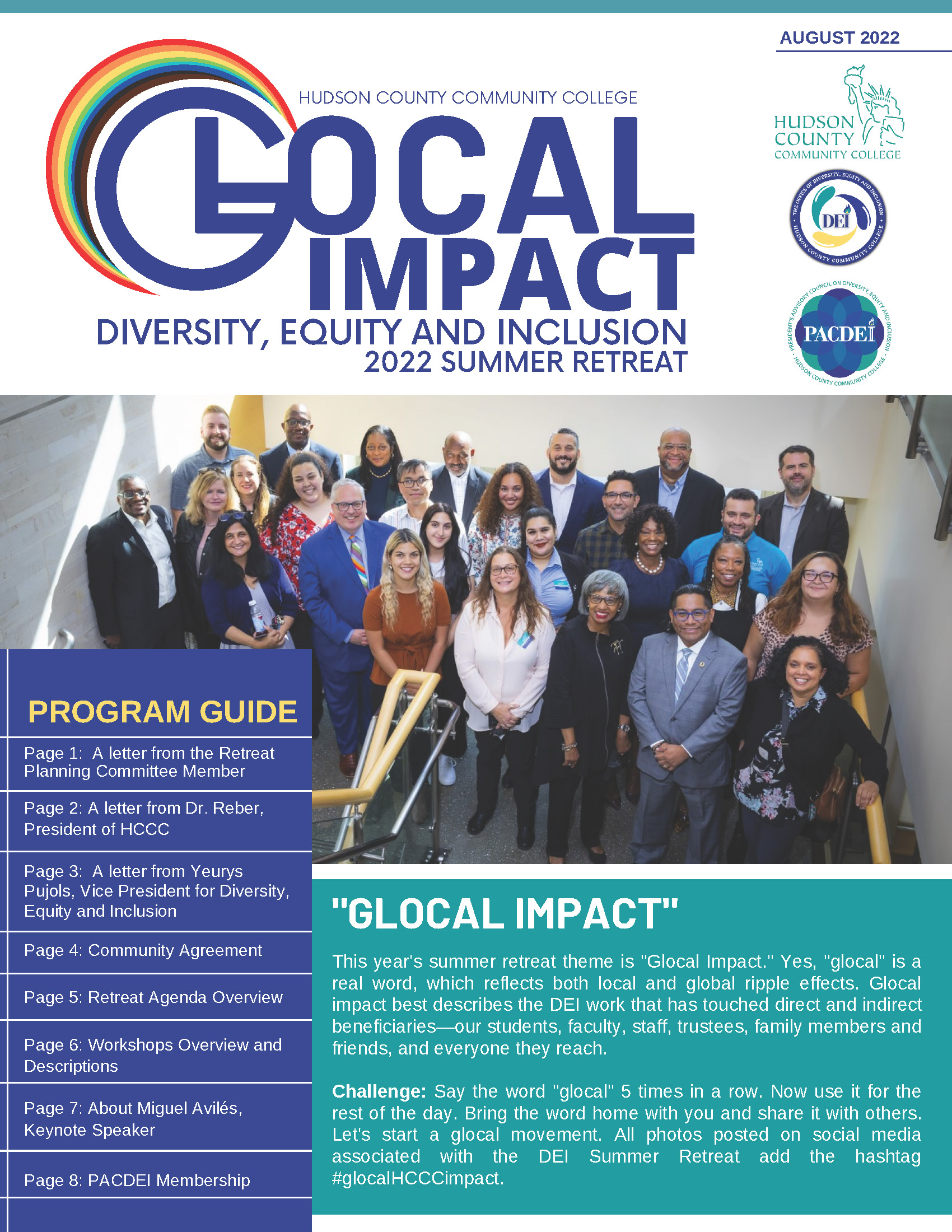 Local Impact - Diversity, Equity and Inclusion 2022 Summer Retreat Program Guide