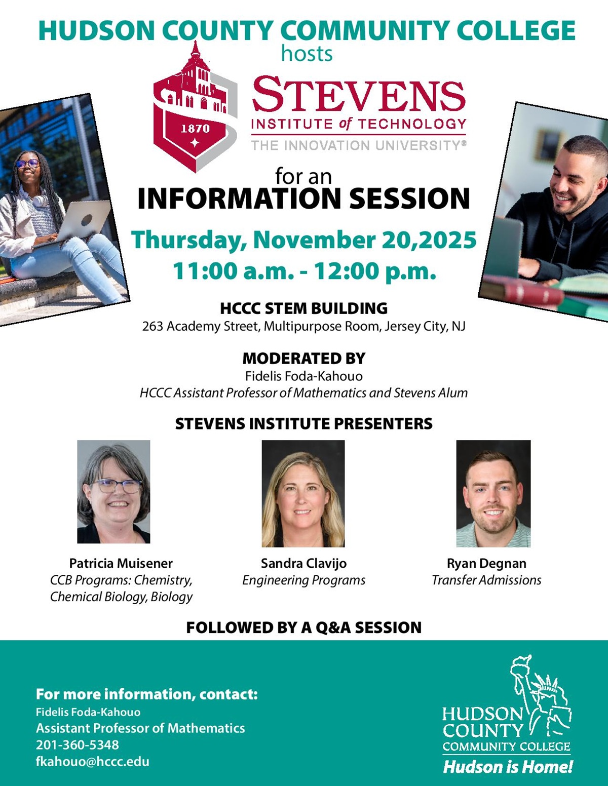 Stevens Information Session Flyer