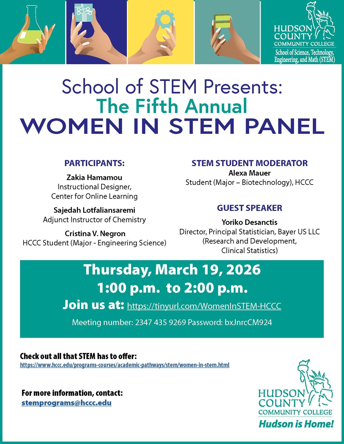 The Fourth Annual Women in STEM Panel The Fourth Annual Women in STEM Panel