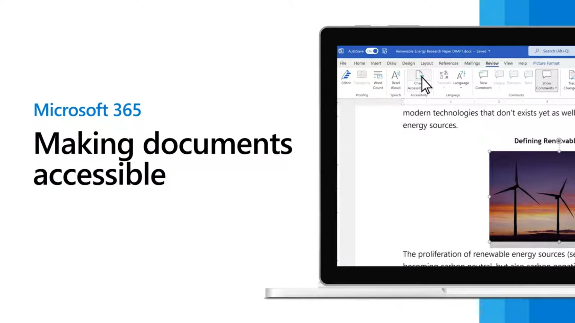 Microsoft Making Documents Accessible